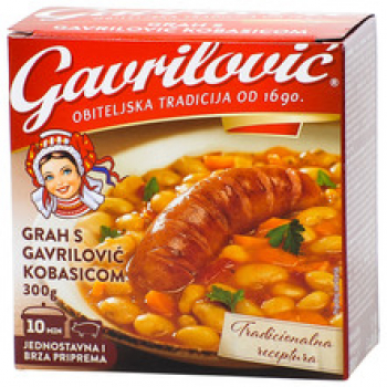 Gavrilovic-Bohnen mit  Würstchen 300g